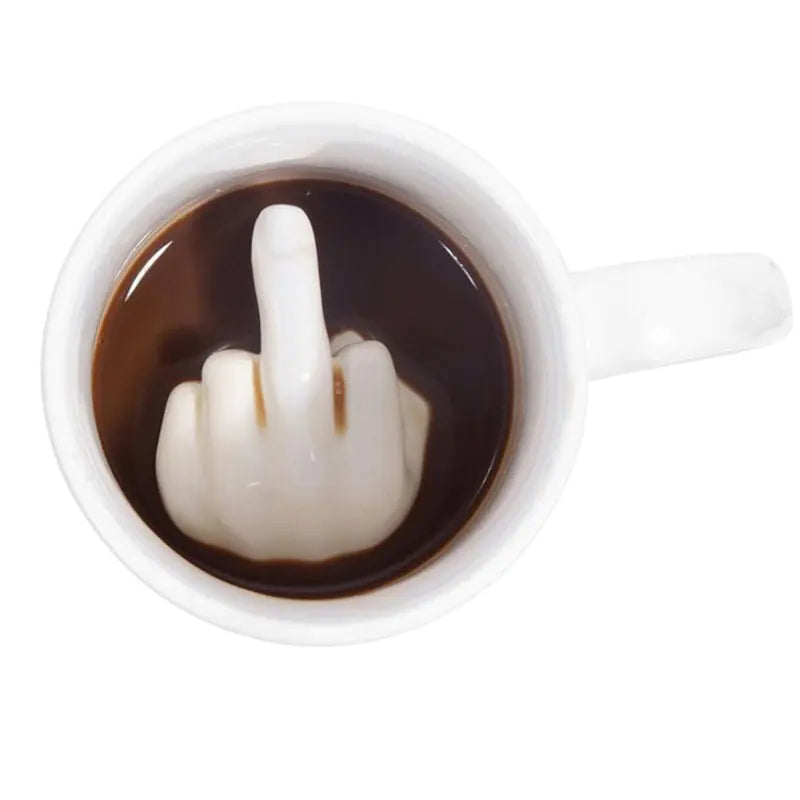 Ceramic Middle Finger Mug